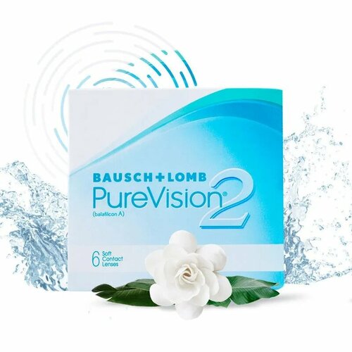    Bausch & Lomb PureVision 2, 6 pk R 8,6, D -2,75   -     , -  