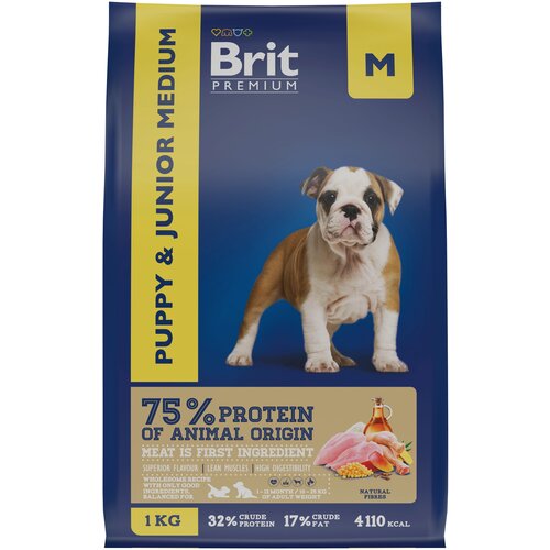    Brit Premium Dog Puppy and Junior Medium          8    -     , -,   