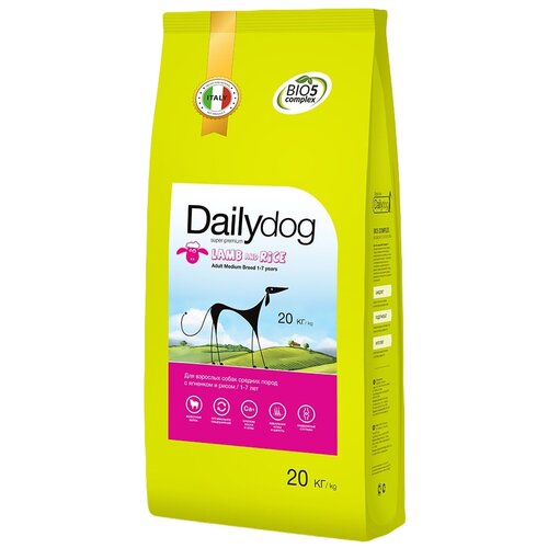  DAILYDOG Adult medium breed lamb and rice      ,     (12 )   -     , -,   