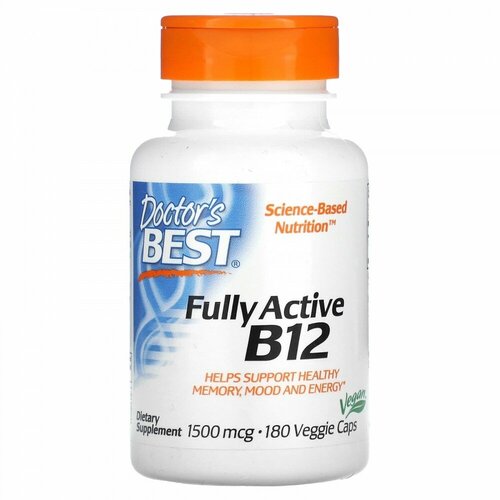  Doctor`s Best Fully Active B-12 1500  (  B12) 180   (Doctor's Best)   -     , -  