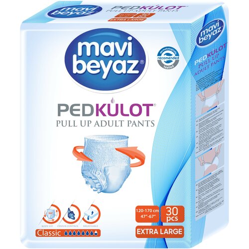  MAVI BEYAZ -   - XL 120-170/30.   -     , -  