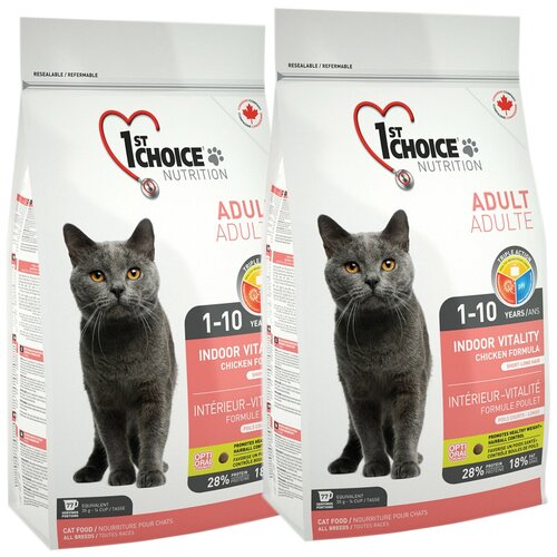  1ST CHOICE CAT ADULT INDOOR VITALITY        (5,44 + 5,44 )