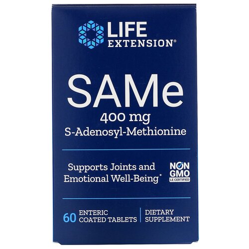   Life Extension SAMe, 100 , 400 , 60 .   -     , -  