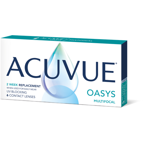 ���� ���������� ����� ACUVUE Oasys Multifocal, 6 ��., R 8,4, D +2,25, ADD: �������, ������ ������