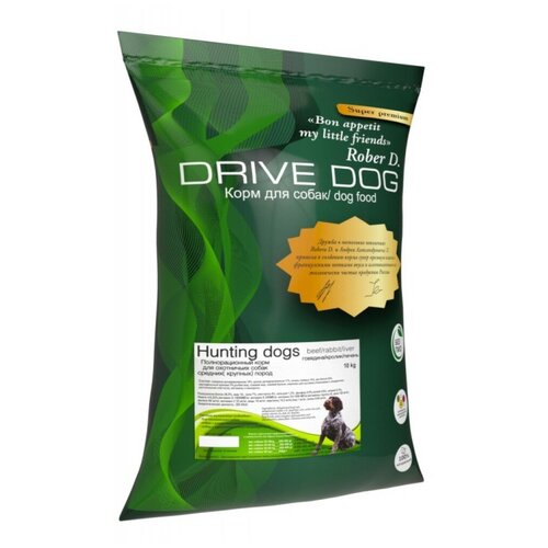  DRIVE DOG Hunting Dogs beef/rabbit/liver 15                 -     , -  