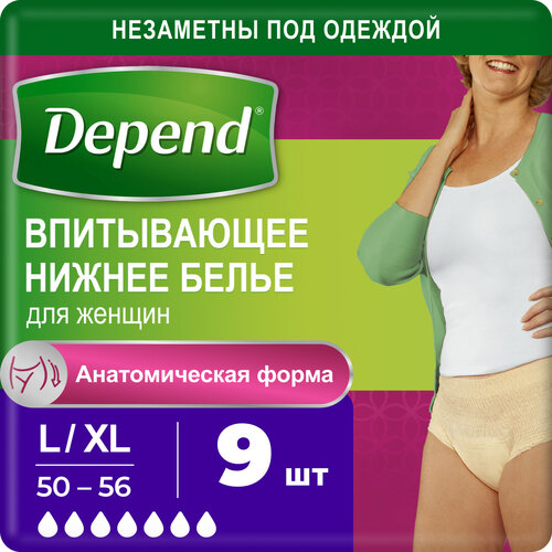     Depend   L/XL (50-56), 9 ., 1 ,   -     , -  