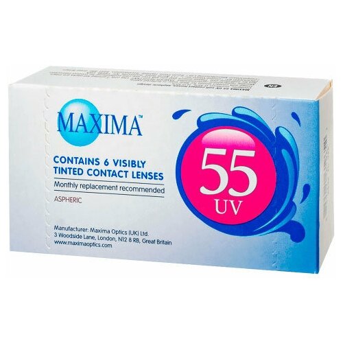    Maxima 55 UV, 6 ., R 8,6, D -2,  