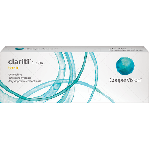    CooperVision Clariti 1 day toric., 30 ., R 8,6, D +1,25,CYL:-0,75,A:10, ,  