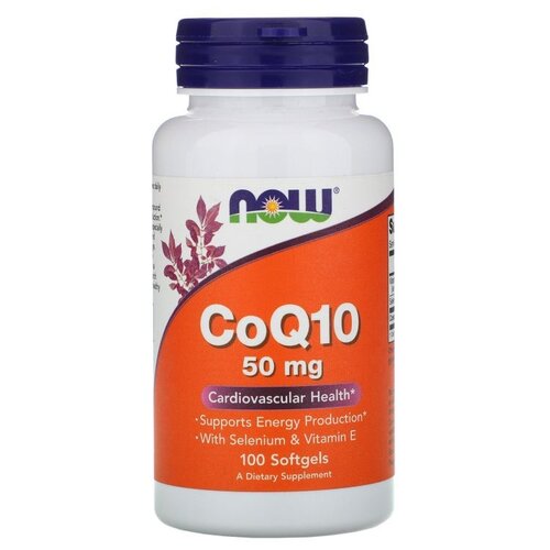   NOW CoQ10 with Selenium and Vitamin E, 100 , 100 , 50 , 100 .,  