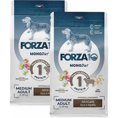  FORZA10 DOG MEDIUM MONODIET           (12 + 12 )   -     , -  