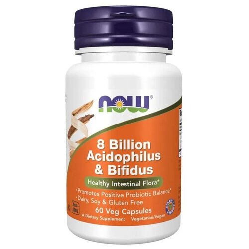   NOW 8 Billion Acidophilus & Bifidus, 150 , 60 .   -     , -  