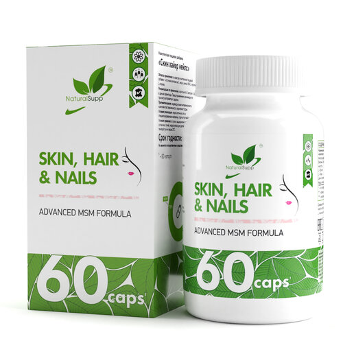   NaturalSupp Skin, Hair, Nails, 100 , 60 .   -     , -  