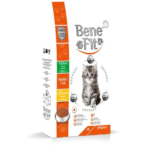  Benefit Feline Kitten Multi-Cat Chicken       - 1,5    -     , -,   