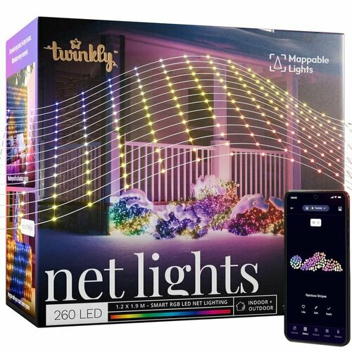    Twinkly Net 260 LED RGB Pearl, 1,2 x 1,9 ,  , IP44   -     , -  