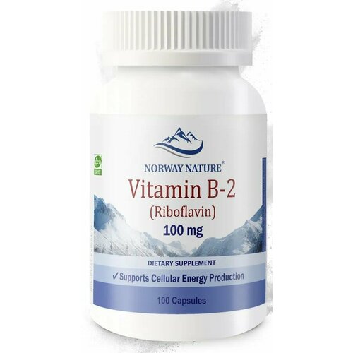  Norway Nature Vitamin B-2 Riboflavin 100  ( -2 ) 100  (Norway Nature)   -     , -  