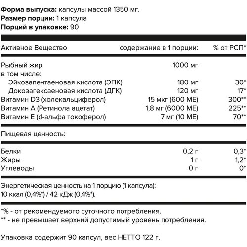  Omega 3 + A + D3 + E ., 122 , 90 .   -     , -  