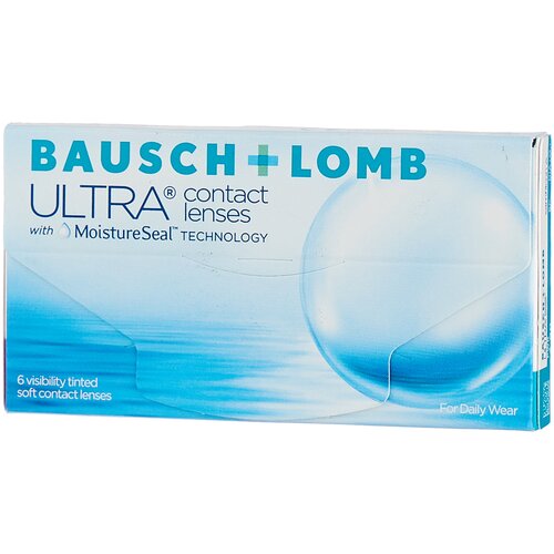 ���� ���������� ����� Bausch & Lomb Ultra, 6 ��., R 8,5, D -7, 1 ��., ������ ������