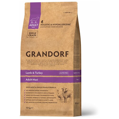  Grandorf Dog Lamb&Rice Maxi     ,   , 10    -     , -  