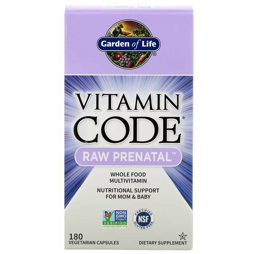 ���� Garden of Life Vitamin Code RAW Prenatal (�������� ��������� ��� ���������� � �������� ������) 180 �������������� ������, ������ ������