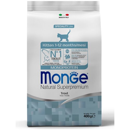   Monge Monoprotein Kitten Trout  ,  , 400    -     , -,   