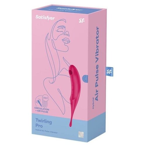 ���� ������������ ���������� SATISFYER Twirling Pro red, ������ ������