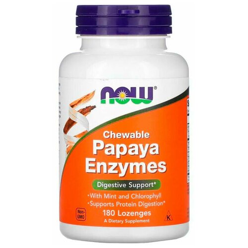  NOW Foods Papaya Enzyme Chewable (180 . )   -     , -  