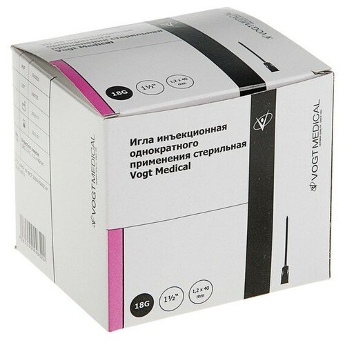    VOGT MEDICAL   , 40  x 1.2 , : 18G, 100 .   -     , -  