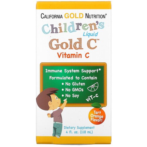 ���� California Gold Nutrition Children's Liquid Gold Vitamin C ��., 118 ��, ��������, ������ ������