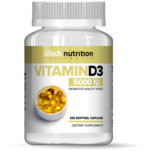 ���� Vitamin D3 ����. ����., 5000 ��, 100 �, 120 ��., ������ ������