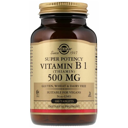 ���� ������� B Solgar Vitamin B1 (Thiamin) 500 mg 100 ���, ������ ������
