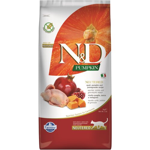  FARMINA N&D CAT Pumpkin Neutered    /  ,      -     , -,   