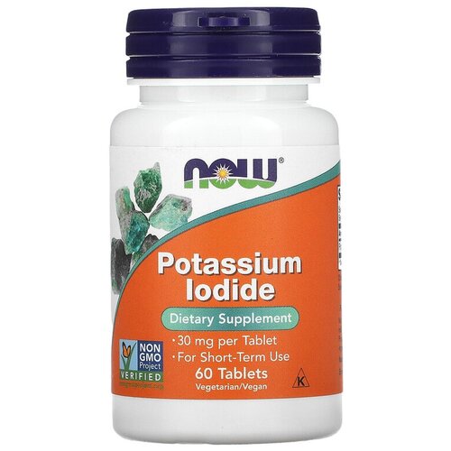   NOW Potassium Iodide, 50 , 30 , 60 .   -     , -  