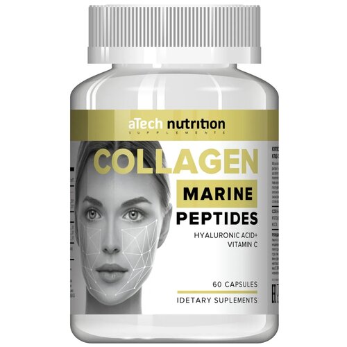   aTech Nutrition Collagen Marine Peptides (Hyaluronic Acid  Vitamin C), 46    -     , -  