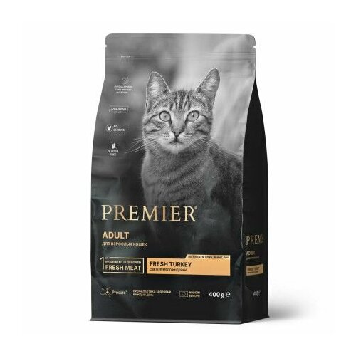       PREMIER Cat Fresh Turkey ADULT  , 400    -     , -  