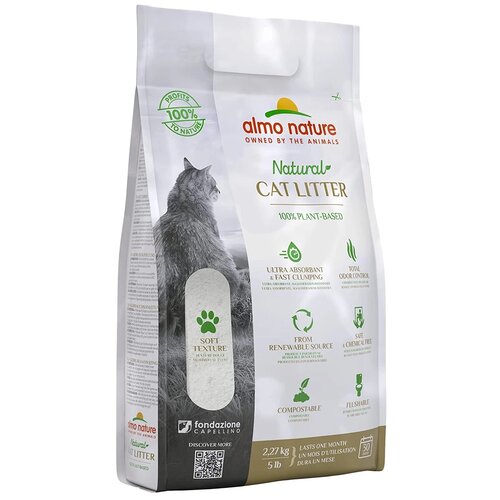    Almo Nature Cat Litter 100% , 2.27, 1 .   -     , -  