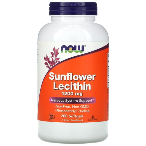   NOW Sunflower Lecithin 1200 , 300 , 1200 , 200 .   -     , -  