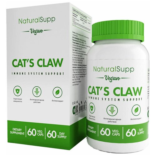     NATURALSUPP Vegan Cat's Claw (60 )   -     , -  