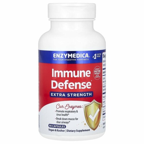  Enzymedica Immune Defense Extra Strength 90    -     , -  