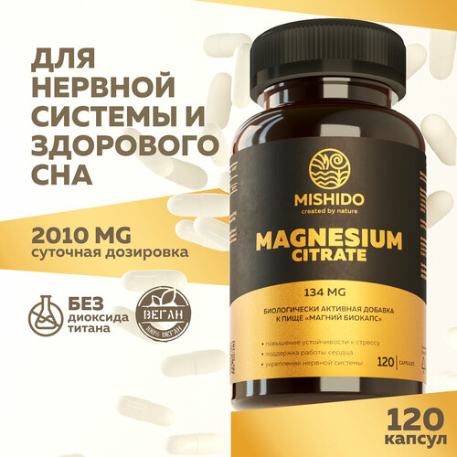   ,  MISHIDO Magnesium Biocaps 120     -     , -  