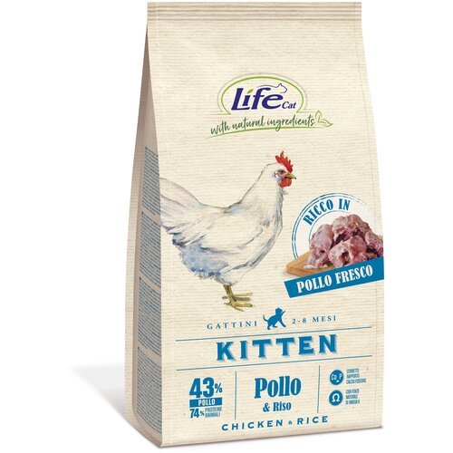   Lifecat Kitten Chicken 400      1/6   -     , -,   