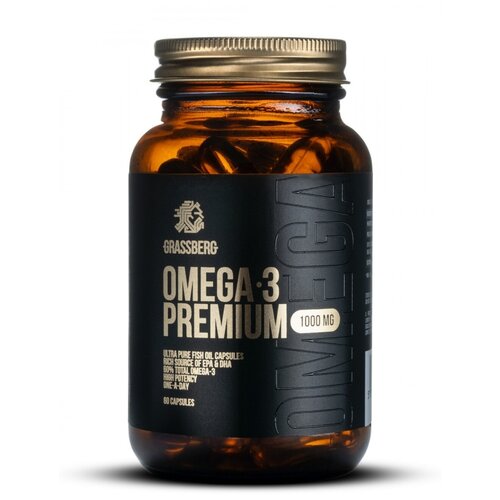  Grassberg Omega 3 Premium ., 1000 , 225 , 60 .   -     , -  