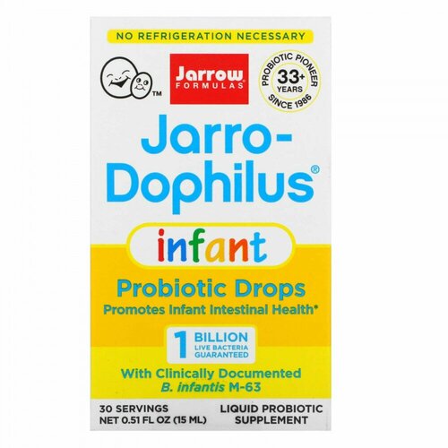 ���� Jarrow Formulas, Jarro-Dophilus, ��� ���������, ���������� � ������, 1 �������� ����� ��������, 15 �� (0,51 ����. �����), ������ ������