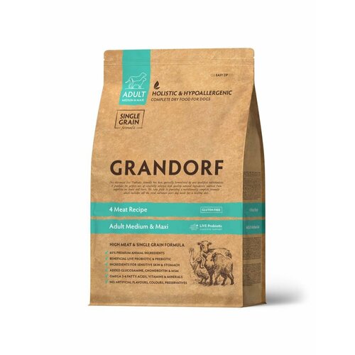      GRANDORF 4 Meat Recipe Adult Medium and Maxi     4      3    -     , -  