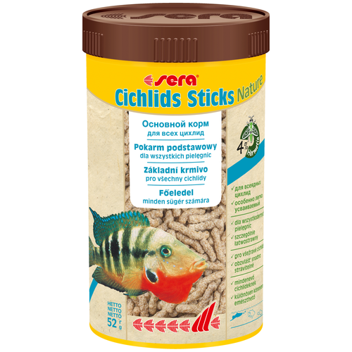 ���� ����� ����  ���  ��� Sera Cichlids Sticks Nature, 250 ��, 52 �, ������ ������