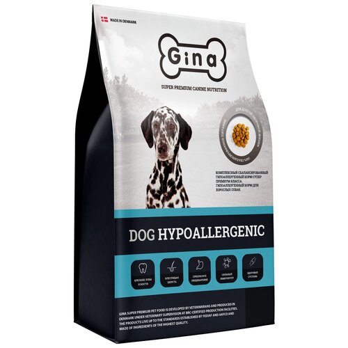        Gina Dog Hypoallergenic  ,    3 .   -     , -,   