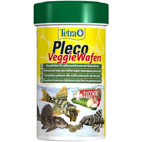        Tetra Pleco Veggie Wafers, 100 , 42 2 .  .   -     , -  