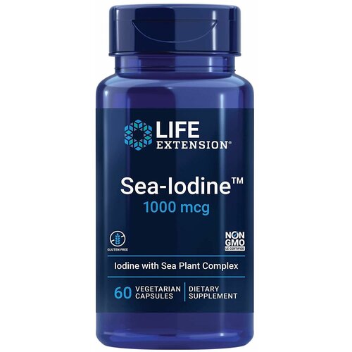  Sea-Iodine 1000 mcg, 60 vegetarian capsules   -     , -  