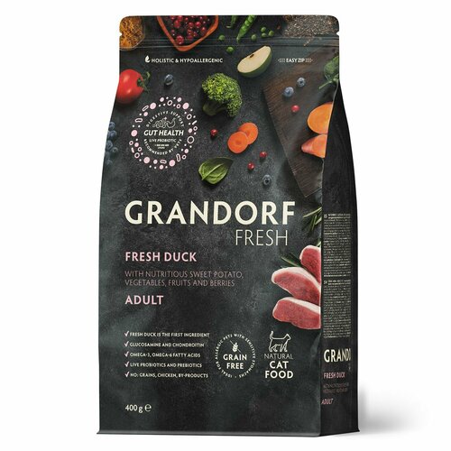  GRANDORF Fresh Cat ADULT Duck&Sweet Potato (      ) 400    -     , -  