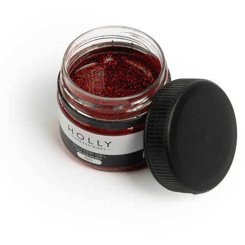  Holly Professional   , ,    Glitter Gel Red   -     , -  