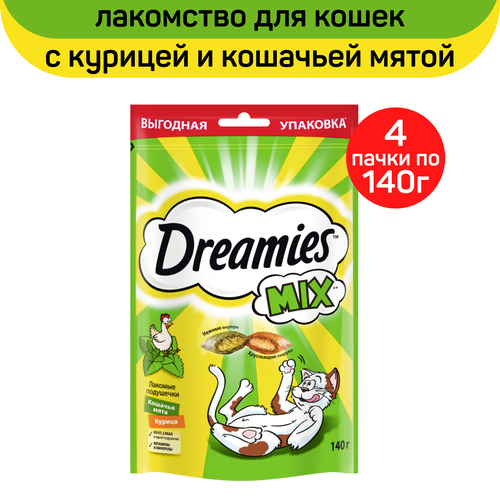   Dreamies MIX   ,    , 4   140    -     , -  